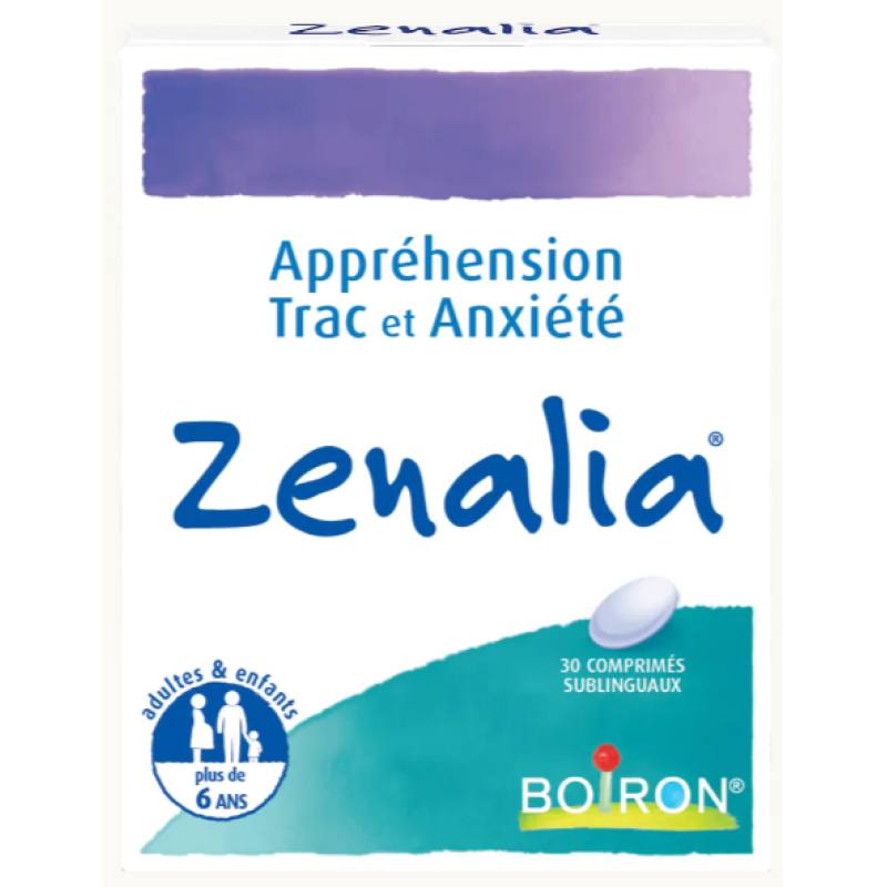 BOIRON - ZENALIA - Trac, anxiété Boite de 30 comprimés sublinguaux