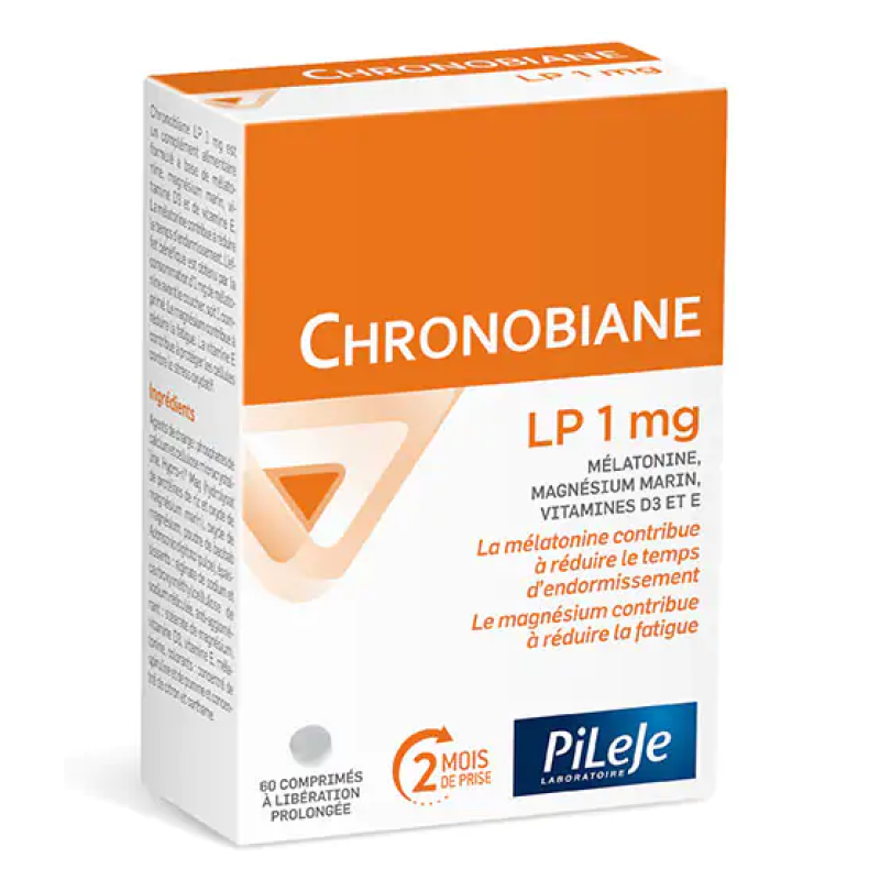 Chronobiane LP 1 mg - PiLeJe - Réveils nocturnes  60 comprimés