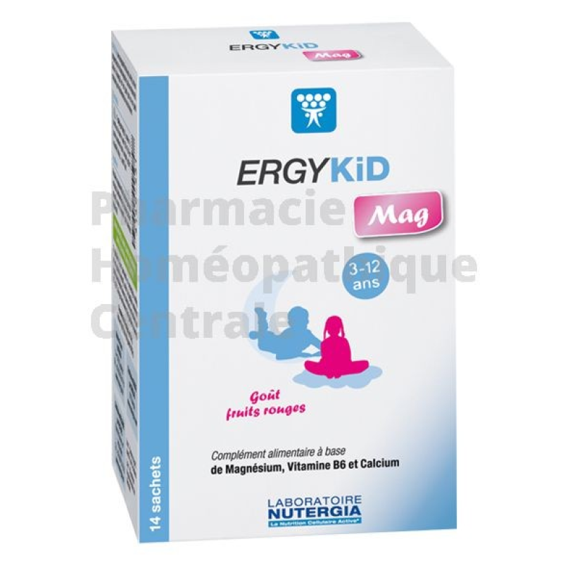 ERGYKID Mag pour une croissance normale de l'enfant - Boîte de 14 sachets