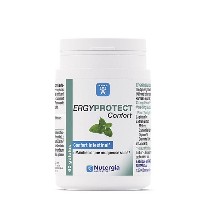 ERGYPROTECT Confort - NUTERGIA - Inconfort intestina pot de 60 gellules