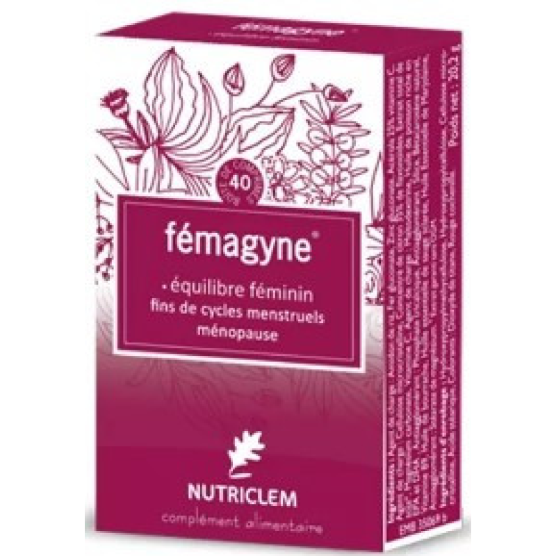 Femagyne - Equilibre féminin - Boite de 40 gélules