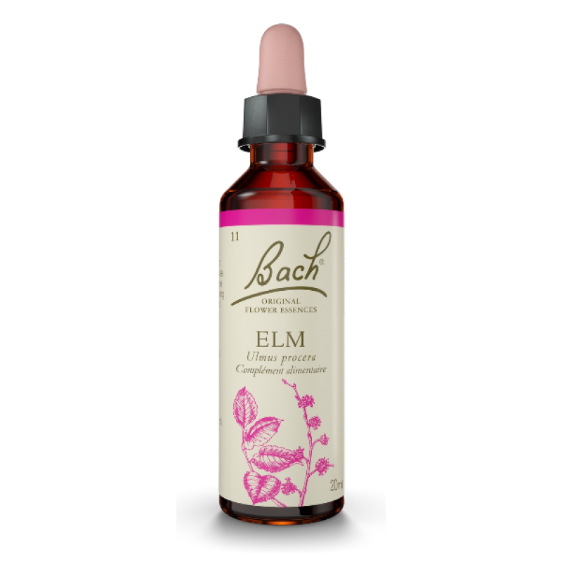 Fleurs de Bach Elm n°11 - dépassé par les responsabilités - flacon de 20 ml