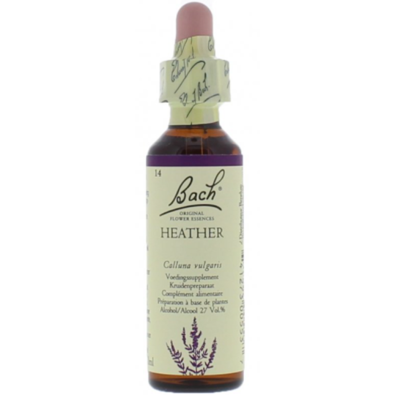 Fleurs de Bach Heather n°14 - égocentrisme Rescue et Fleurs De Bach Original