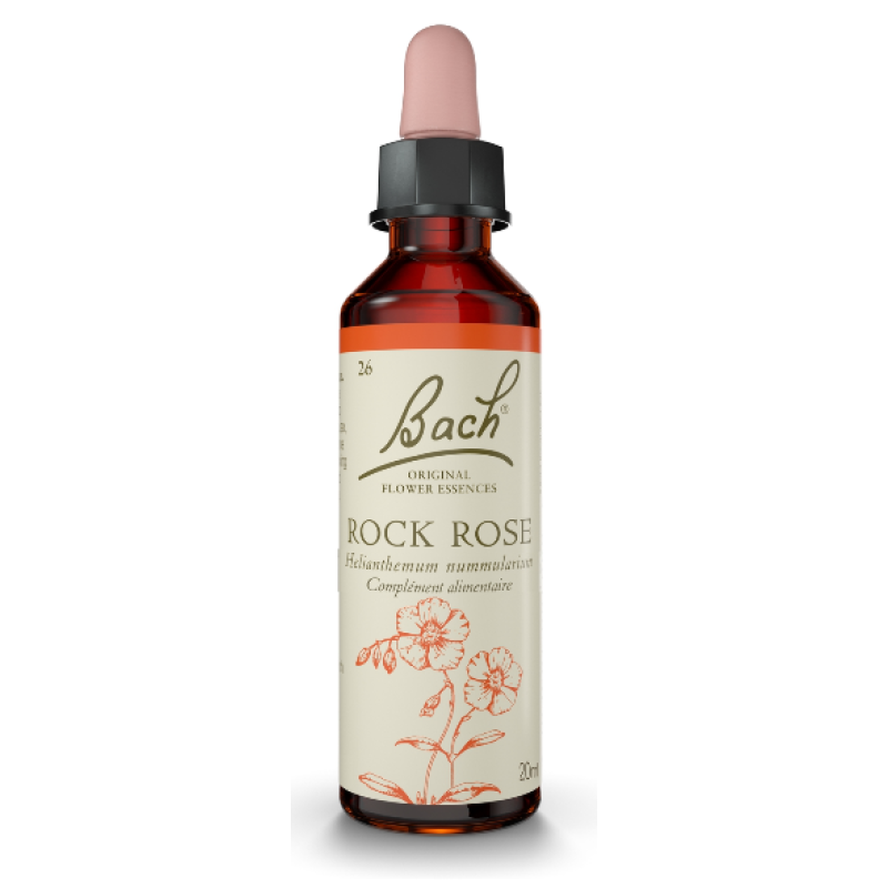 Fleurs de Bach Rock Rose n°26 - terreur, élixir Rock Rose (Hélianthème) 