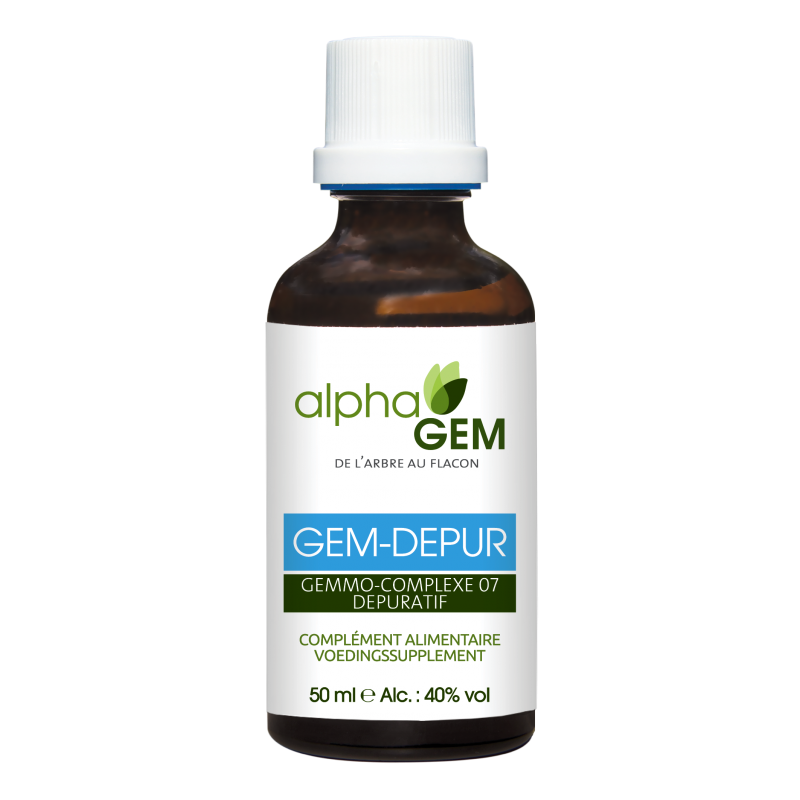GEM-DEPUR Complexe n°7 BIO - AlphaGem - Toxines - Flacon compte-gouttes de 50 mL