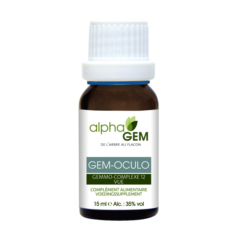 GEM-OCULO Complexe n°12 BIO - AlphaGem - Vision Flacon compte-gouttes de 15 mL