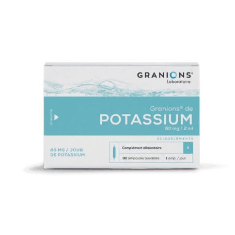 GRANIONS DE POTASSIUM® est utile aux fonctions neuromusculaires.