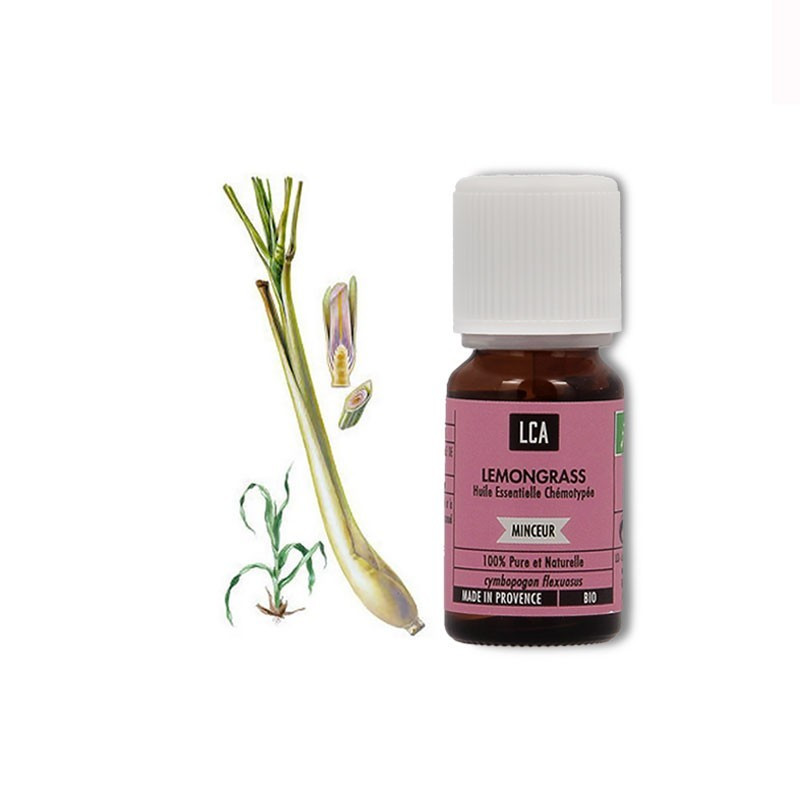 Huile essentielle de Lemongrass bio utile pour l'arthrite, arthrose