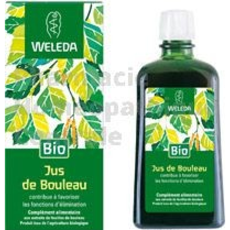Jus de Bouleau bio - WELEDA - Elimination, détox - Flacon en verre de 250 mL