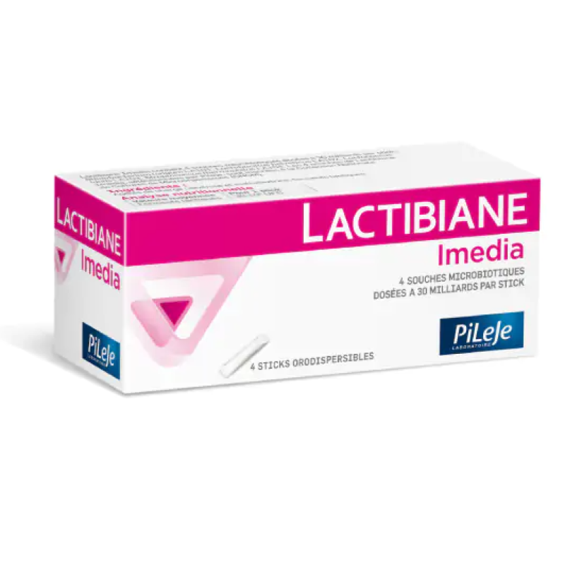 Lactibiane imedia sticks orodispersibles Boîte de 4 ou 12 sticks orodispersibles