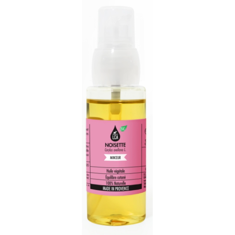 NOISETTE BIO huile végétale - LCA - Flacon pompe 50 mL