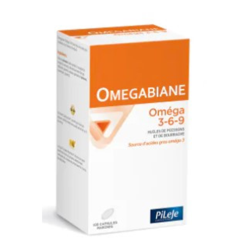 OMEGABIANE 3-6-9 - PILEJE - Apport d'acides gras Boîte de 100 capsules marines