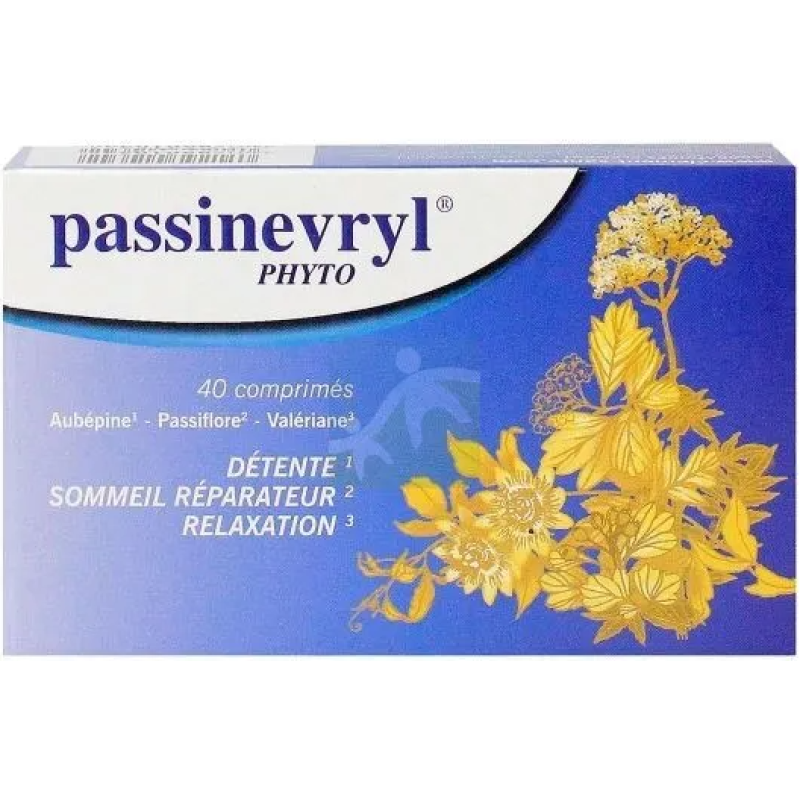 PASSINEVRYL - Sommeil et relaxation - Boite de 40 comprimés