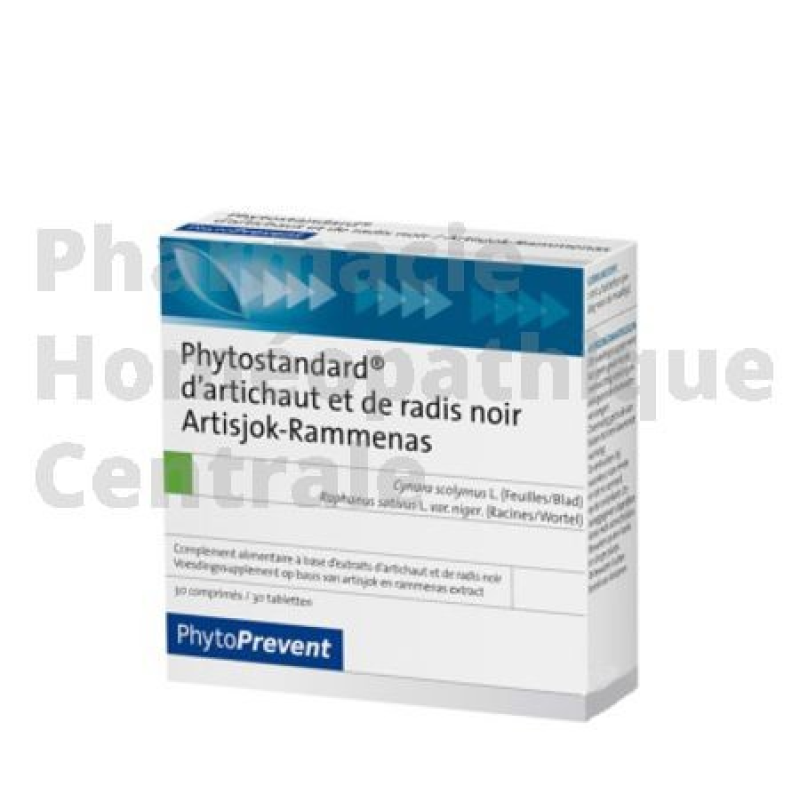 Phytostandard® Artichaut / Radis Noir Pileje favorise la digestion et la détoxication.