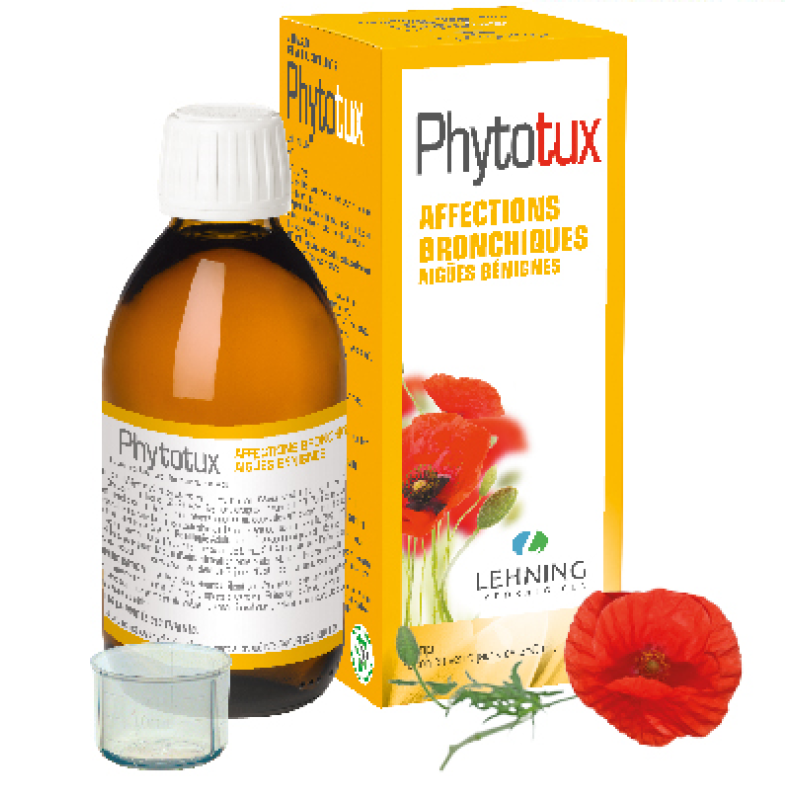Phytotux - Affections bronchiques, laboratoires LEHNING 