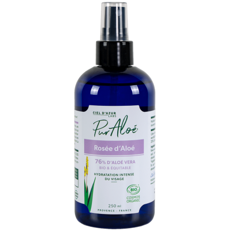 Pur Aloé - Rosée d'Aloé - 76% Aloé Vera - Flacon 250 mL
