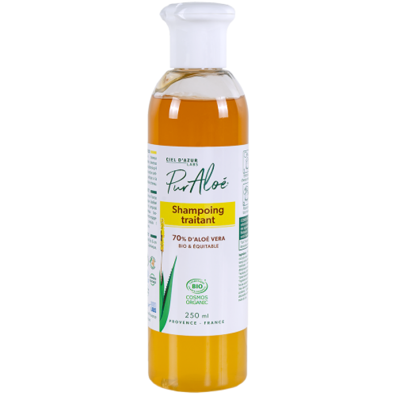 Pur Aloé - Shampooing traitant - Aloe vera 70% Flacon  - 250 mL