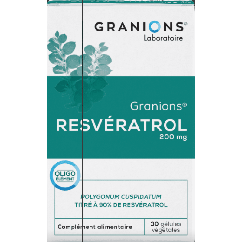 RESVERATROL - GRANIONS - Antioxydant - Flacon de 30 gélules végétales