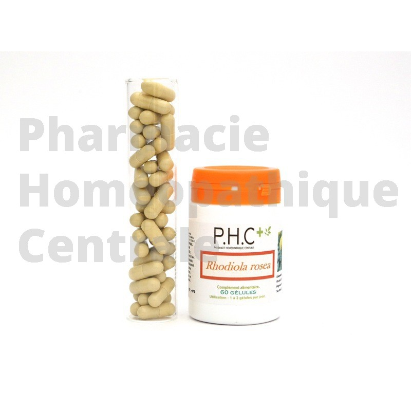 Rhodiola PHG Utile en cas de stress passager, tension nerveuse, angoisse, fatigue intellectuelle