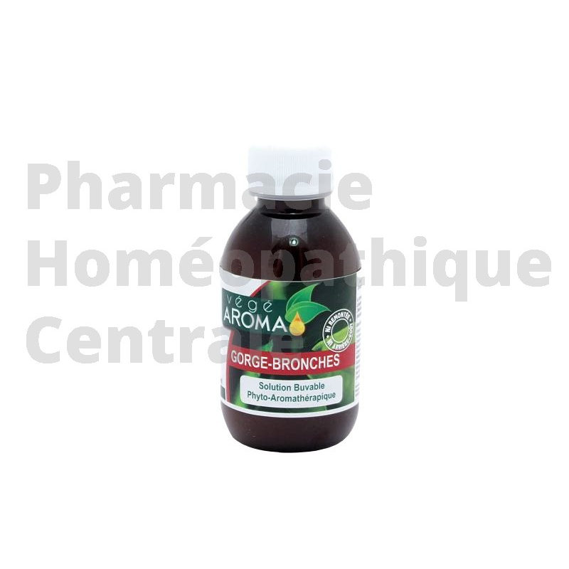 Sirop contenant des extraits de plantes et des huiles essentielles, pour calmer les toux grasses,  les toux sèches et adoucir la