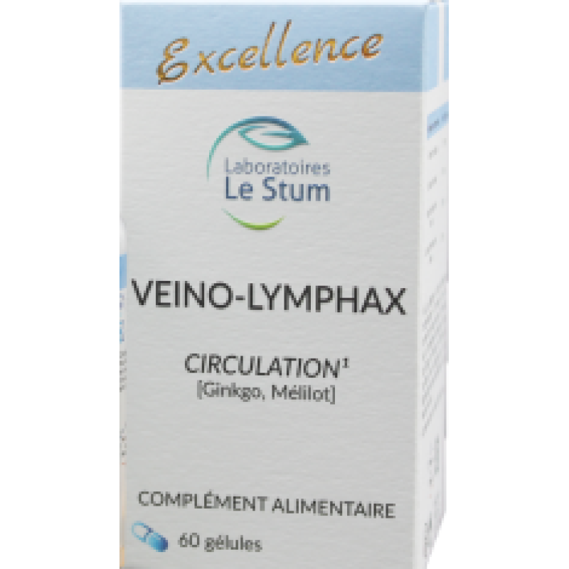 VEINO-LYMPHAX - Laboratoires Le Stum Boîte de 60 gélules