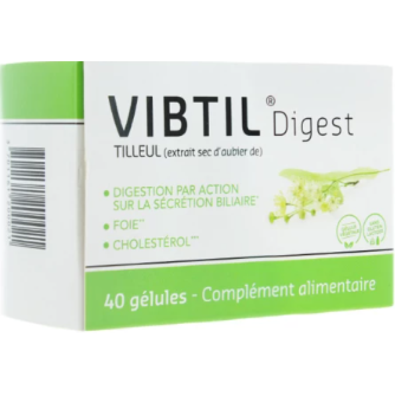 VIBTIL - Boîte de 40 comprimés enrobés - pour faciliter les fonctions d'élimination